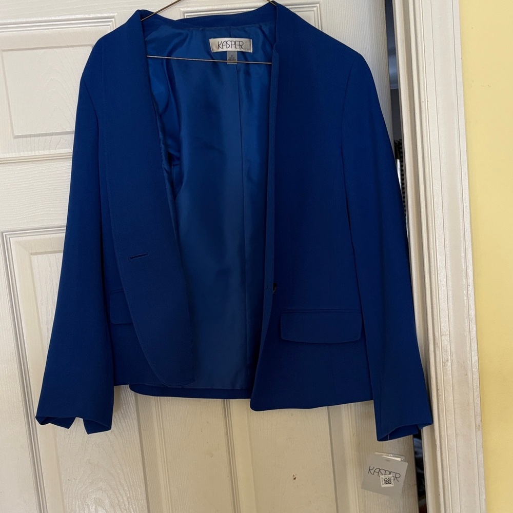 Kasper Women's Royal Blue Suit Jacket